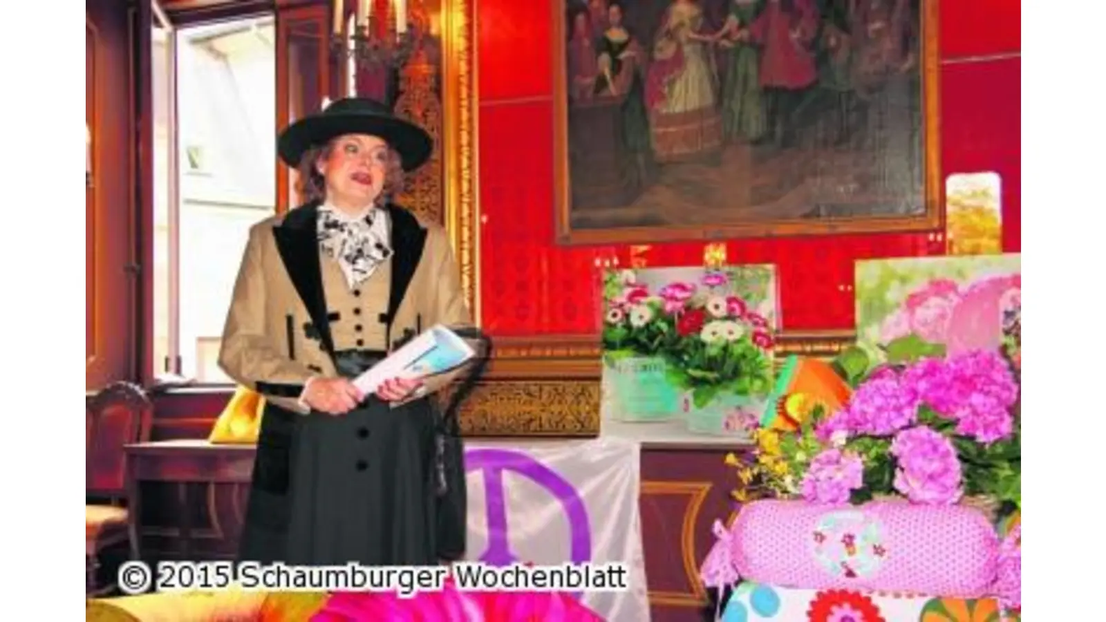 Farbenfroher Blütenrausch entführt in die Hippiezeit (Foto: jl)