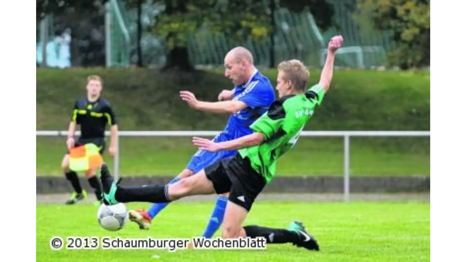 Die Überraschungsmannschaft aus Stadthagen probt den Gipfelsturm (Foto: red)
