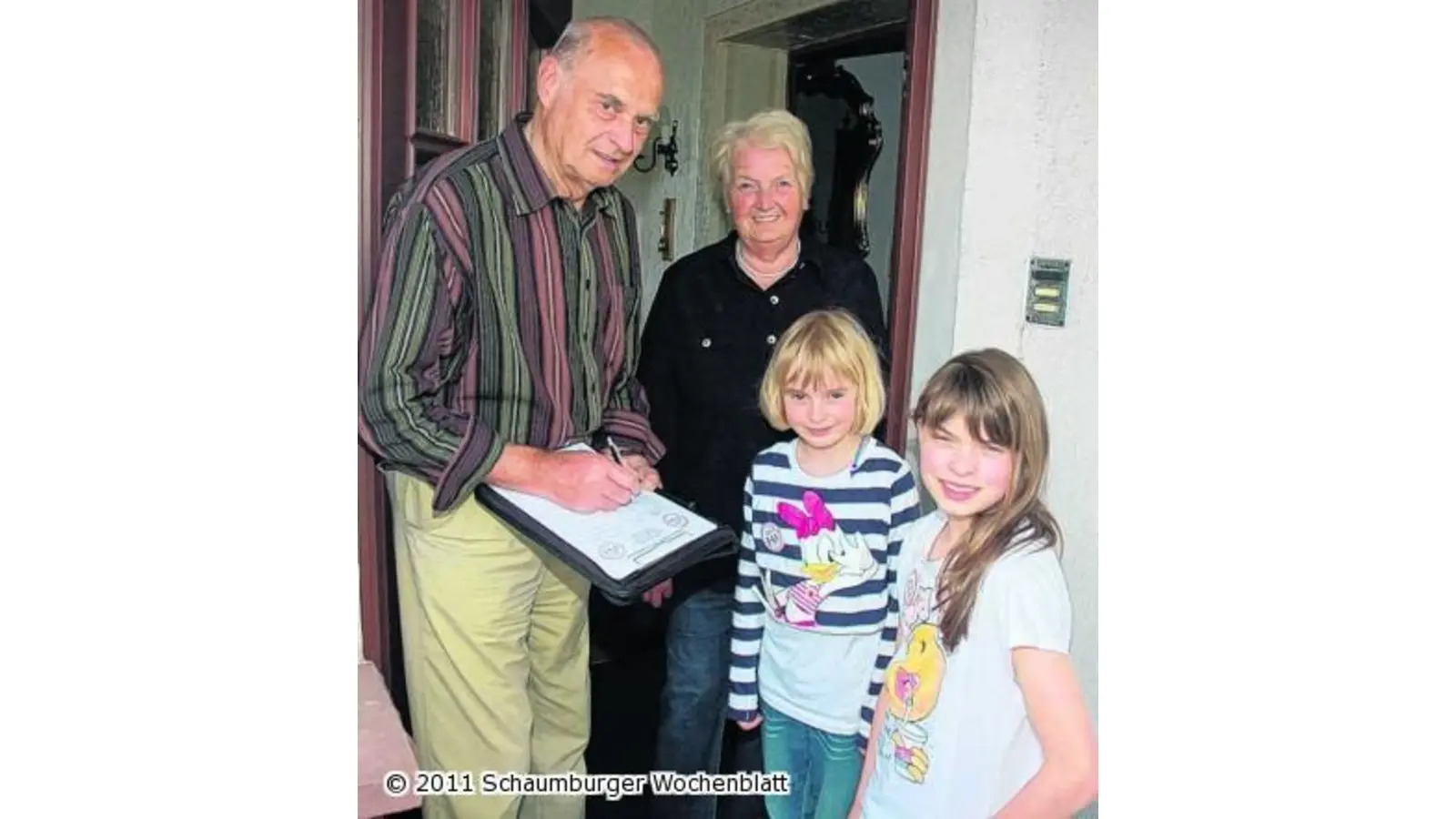 Die Schüler sammeln selbst Unterschriften (Foto: wtz)