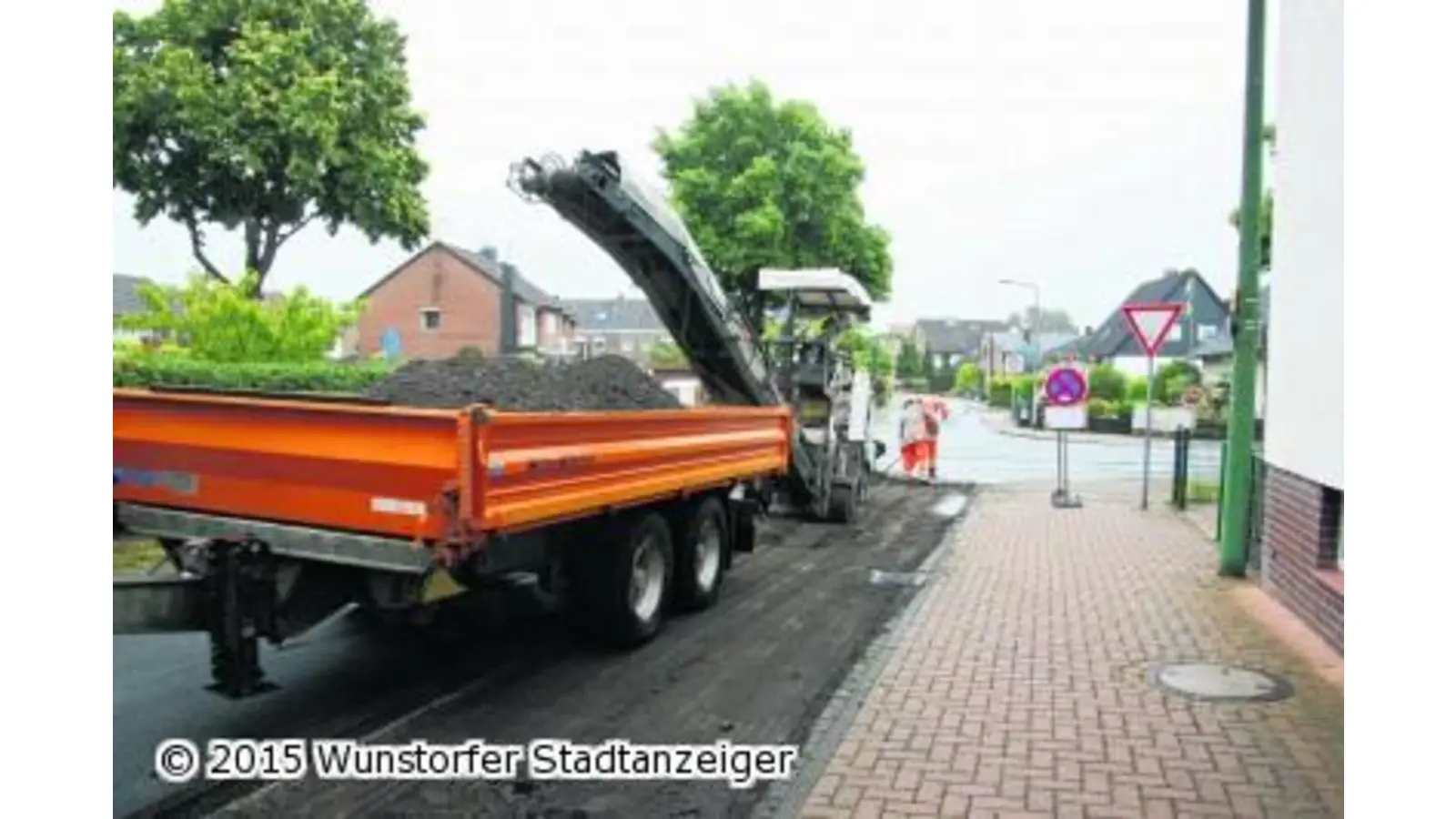 Straßensanierung im Kalidorf (Foto: gi)