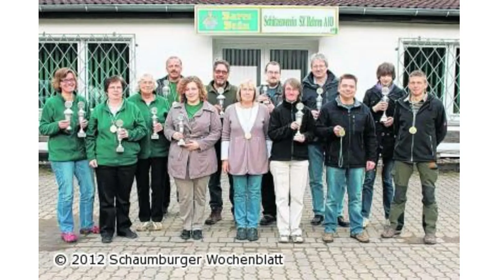 Dürftige Beteiligung beim Pokalschießen (Foto: us)