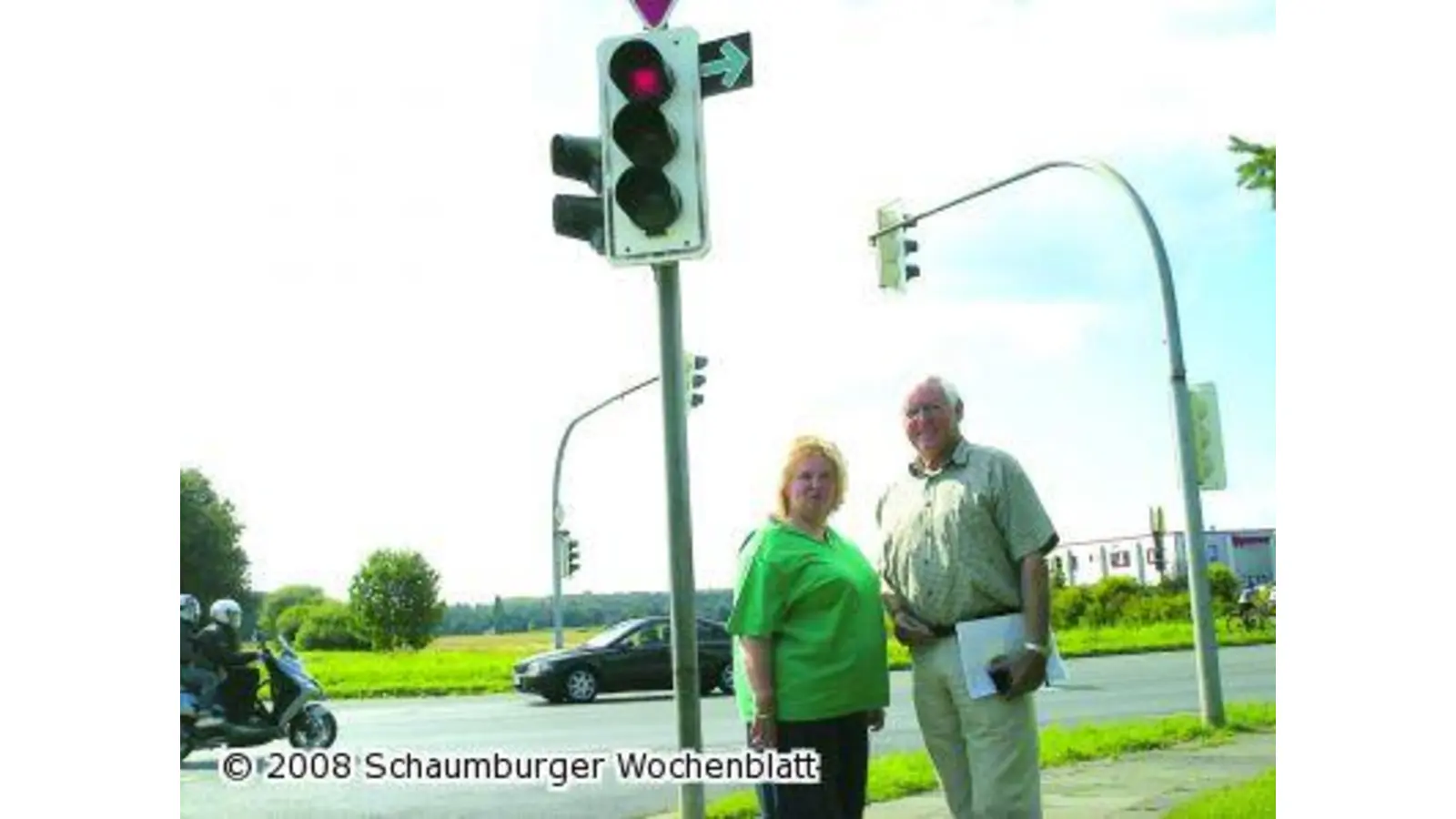 Grüne Pfeile sollen die Kreisstadt erobern Wählerinitiative WIR will durch die Änderung einiger Vorfahrtsregelungen die Verkehrslage in Stadthagen verbessern (Foto: nb)