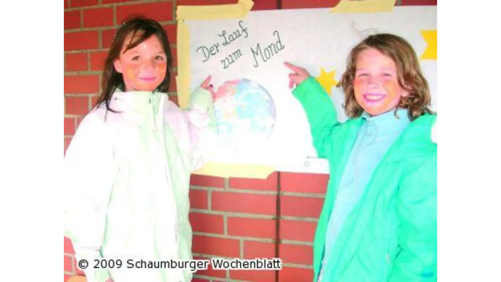 Lauenhäger Grundschüler laufen bis zum Mond und zurück (Foto: wtz)