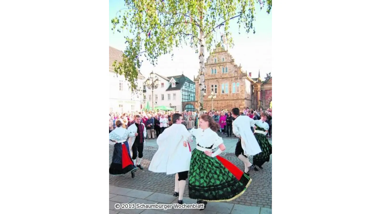 Der Maibaum wartet (Foto: red)
