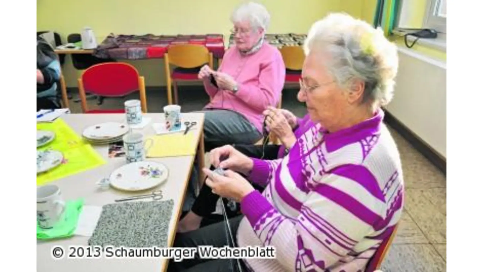 Gut gestrickt ist schon gewonnen (Foto: nb)