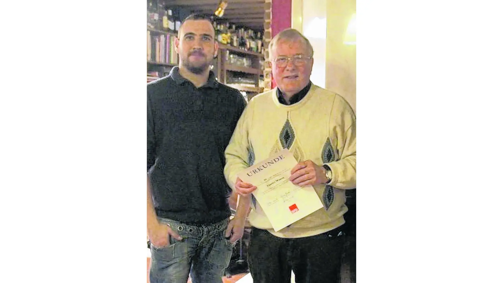 Ein Senior im jungen Vorstand der SPD (Foto: red)