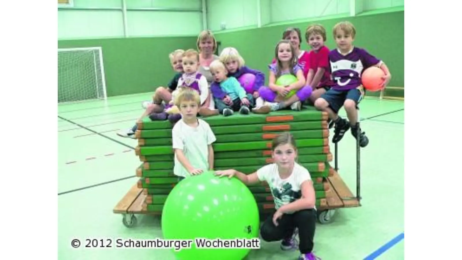 Neue Sorgen trotz schöner Halle und vieler Kinderturner (Foto: al)