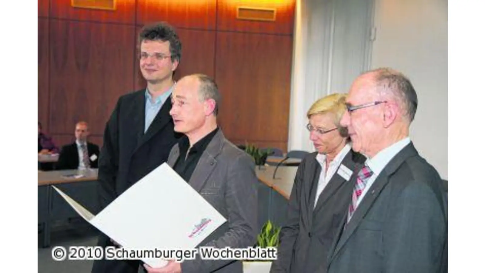 Bückeburger Computertüftler holen den Innovationspreis 2009 (Foto: bb)
