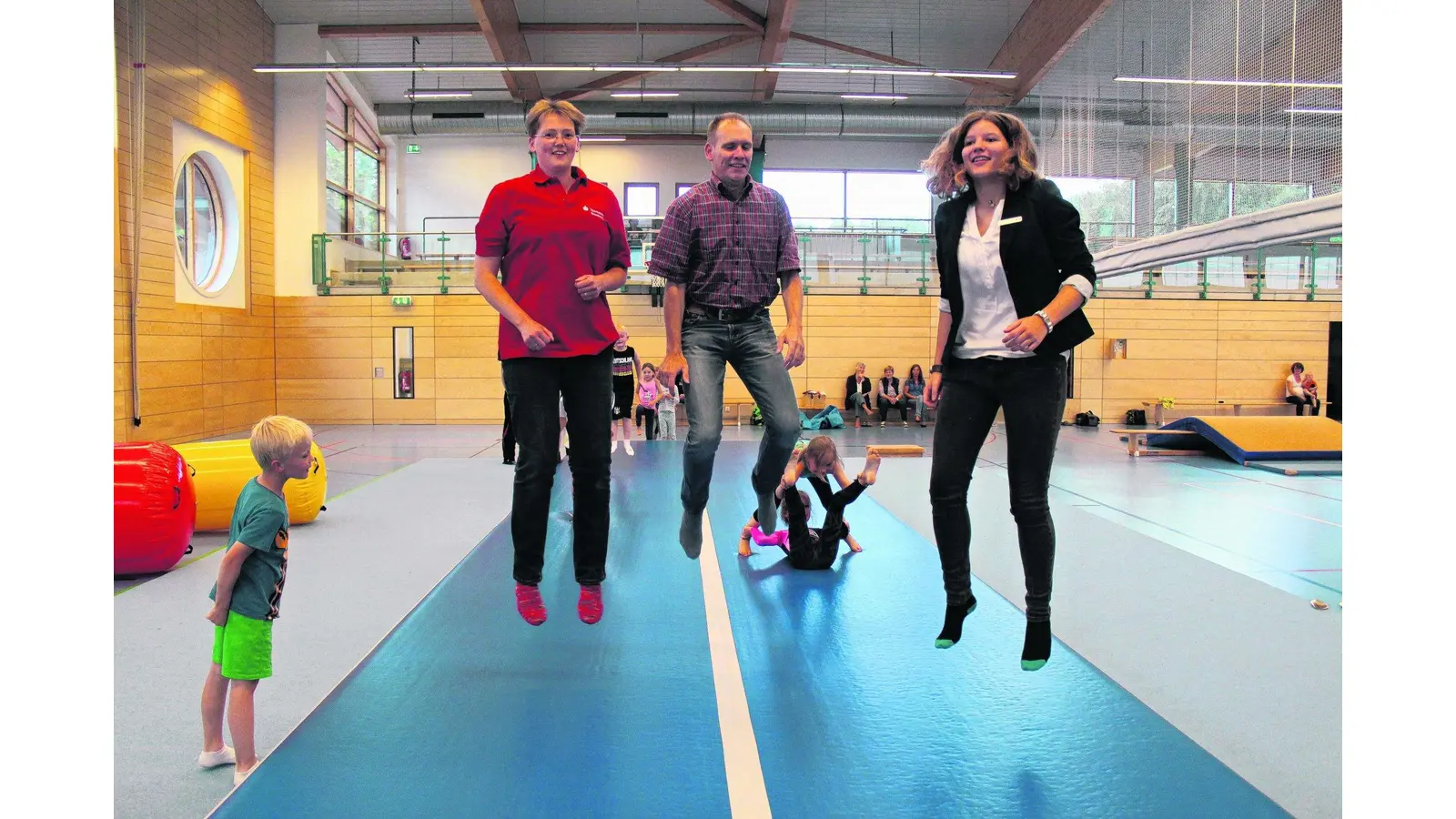 Sportaktivitäten auf drei mal zwölf Metern (Foto: jan)