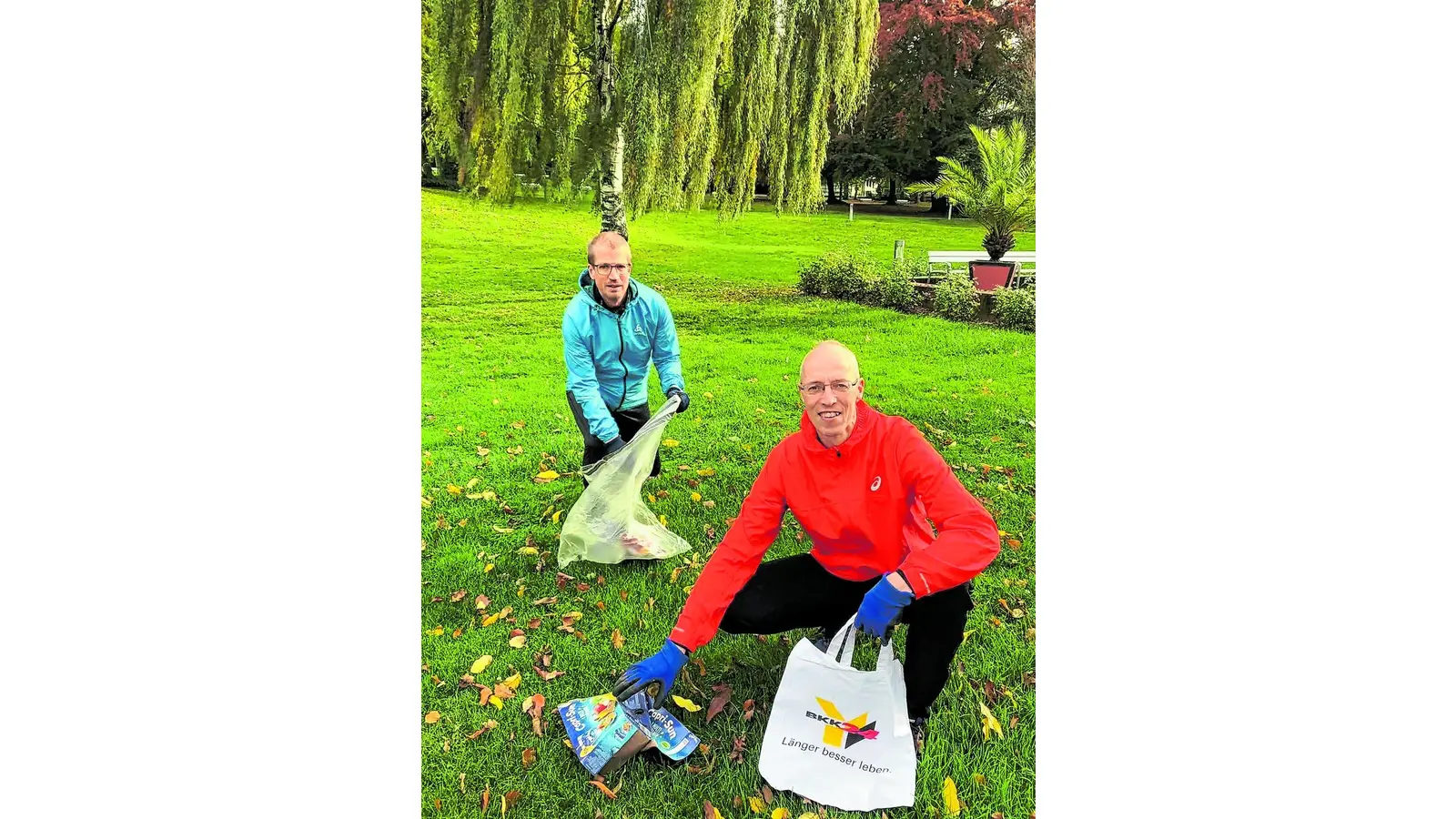 Laufend Müll sammeln (Foto: jl)