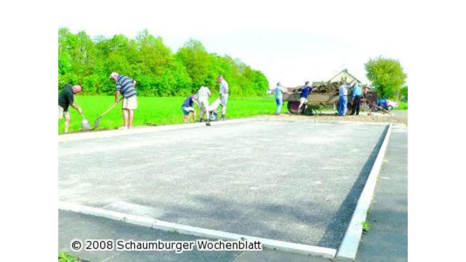 Boulebahn am alten Bahnhof (Foto: al)