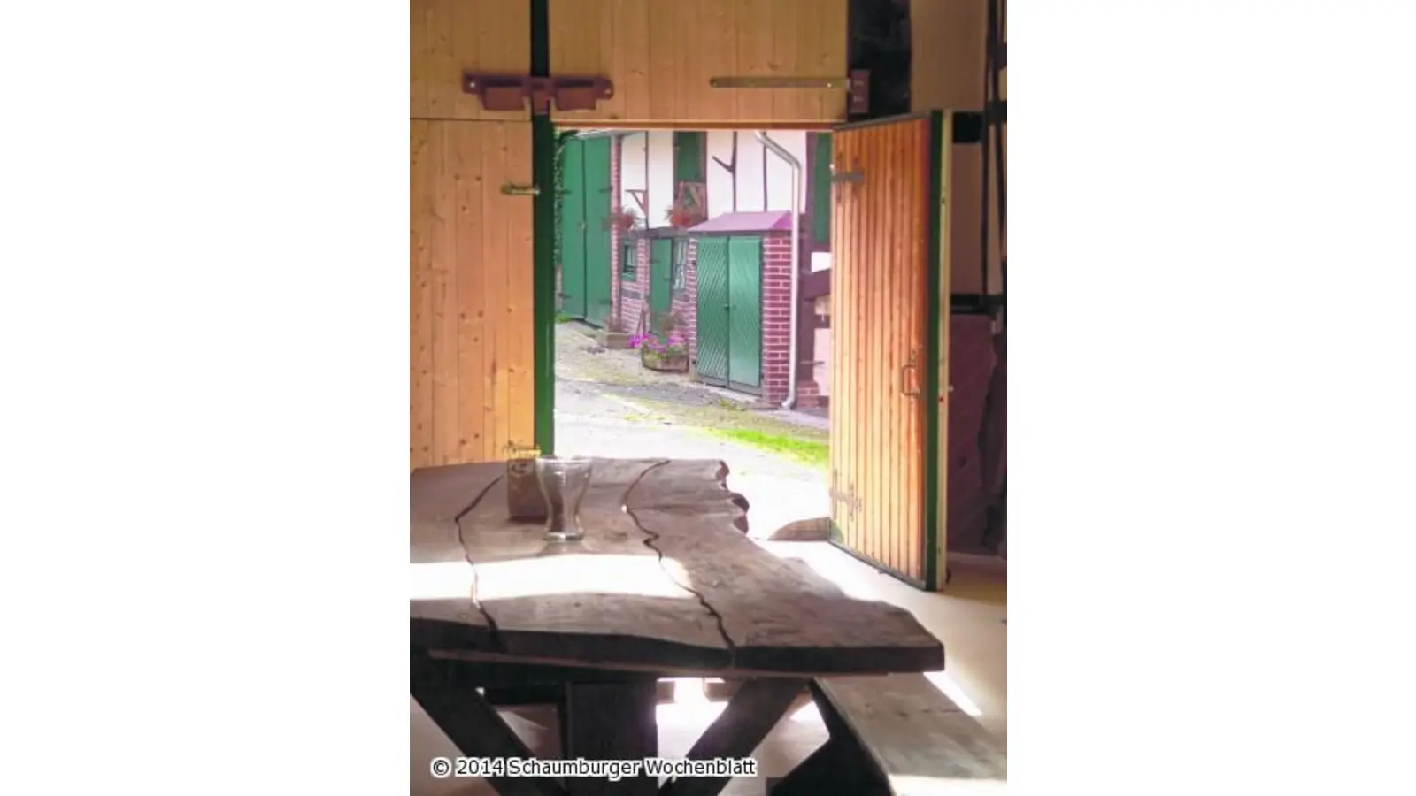 Die Balkeninschrift fehlt noch (Foto: al)