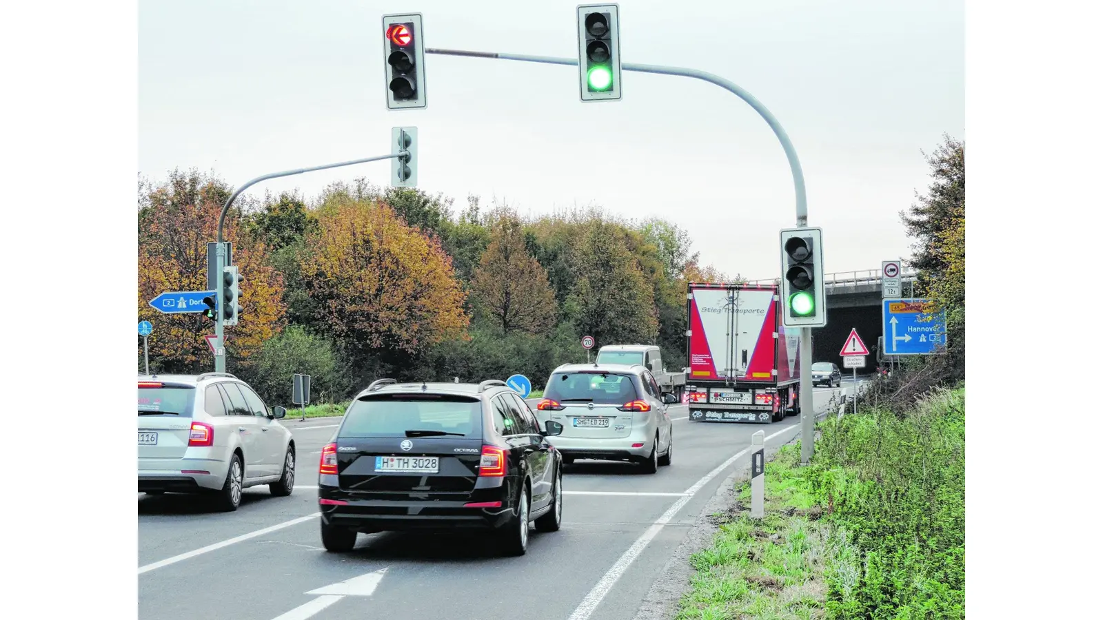 Teilabschnitt B 65 wieder befahrbar (Foto: gr)