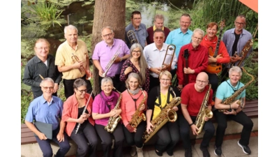 Am 22. Juli wird die Bigband B-Swing auf dem Marktplatz spielen.  (Foto: privat)