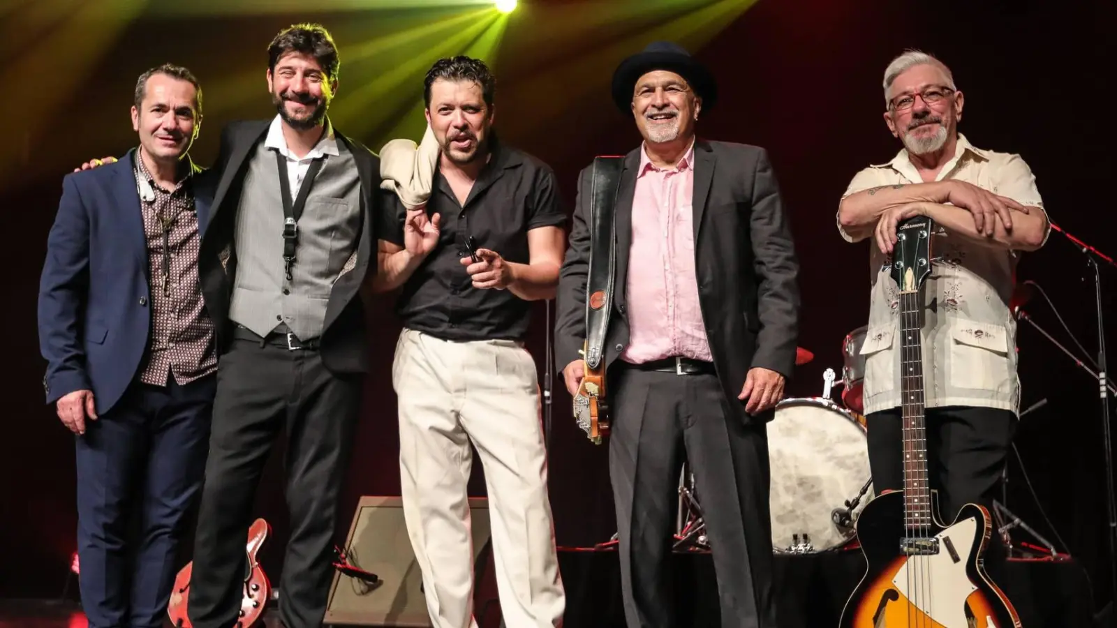 Bernard Sellam &amp; The Boyz. (Foto: Freunde des geplfegten Zwölftakters e.V.)