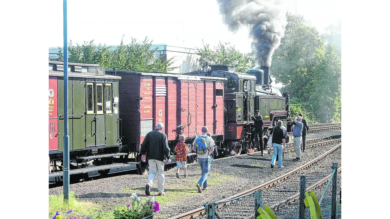Die alten Dampfloks schnaufen wieder (Foto: jb)