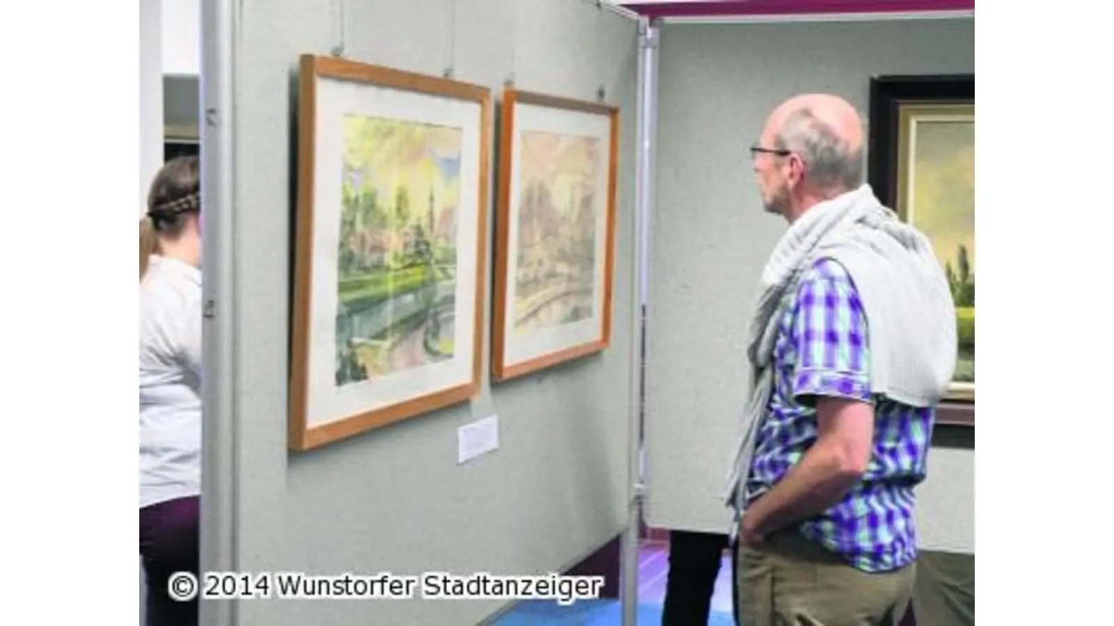 Wunstorfer Ansichten bewundern (Foto: mk)