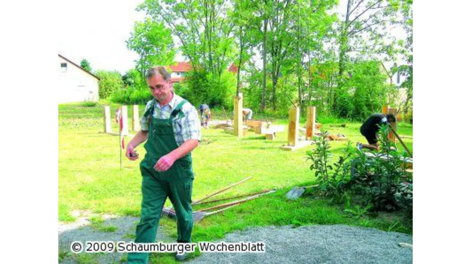 Außengelände wird hergerichtet (Foto: pd)