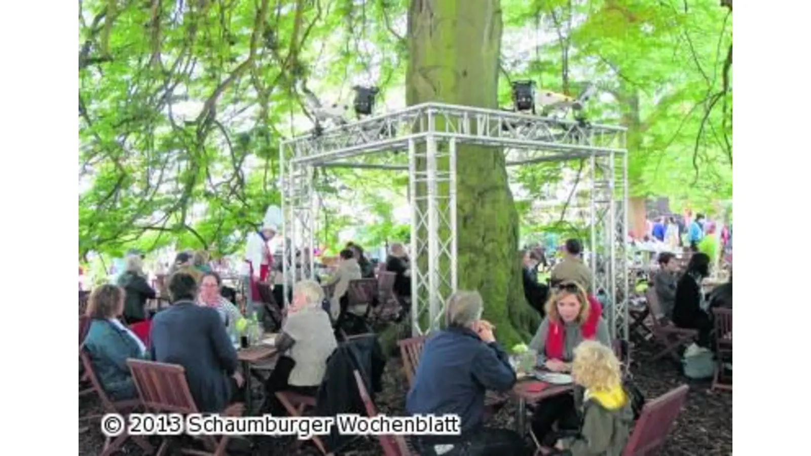 In vollen Zügen das Parkidyll genießen (Foto: bb)
