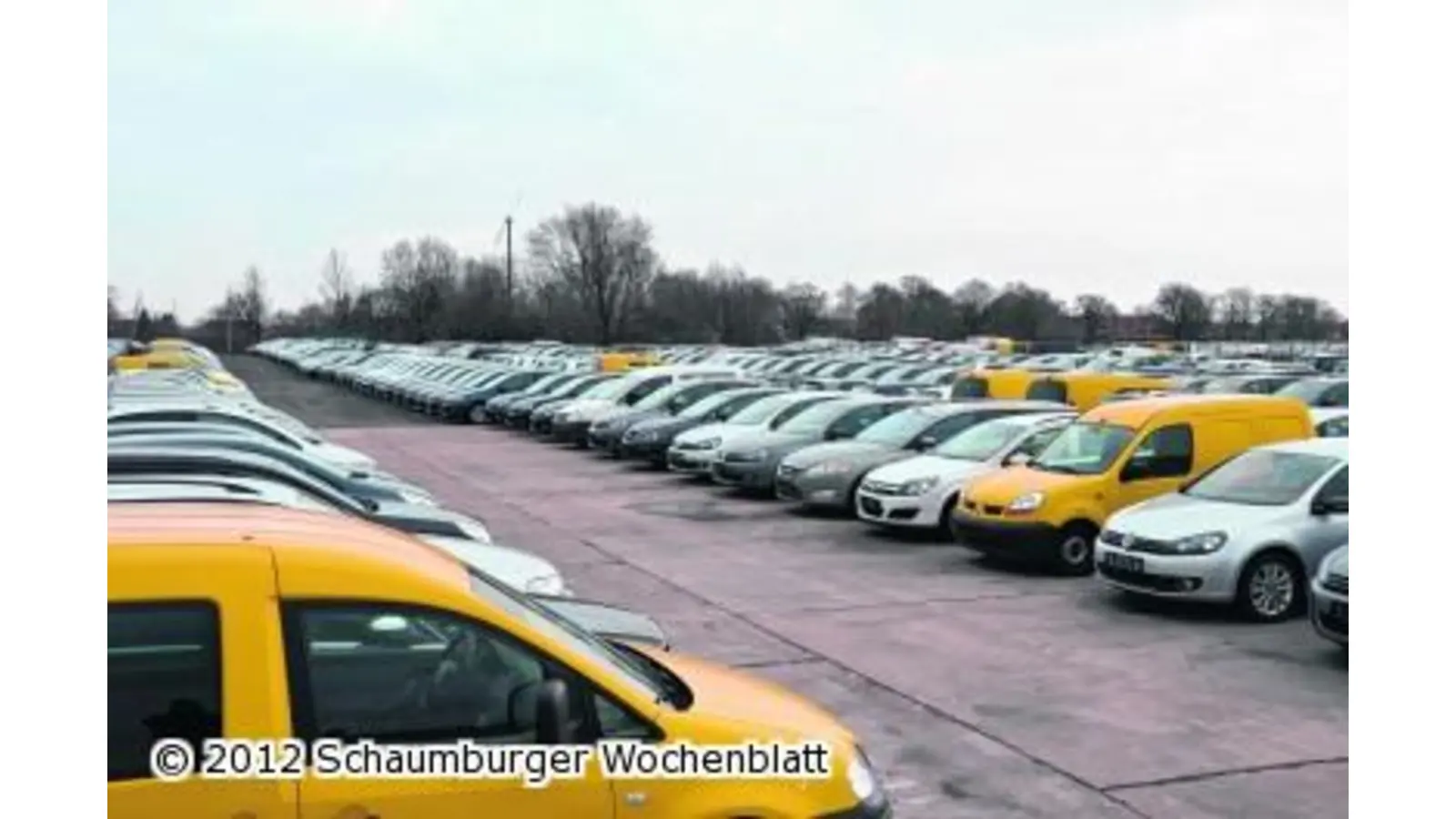 Hier parkt ein riesiges Heer an Autos (Foto: bt)