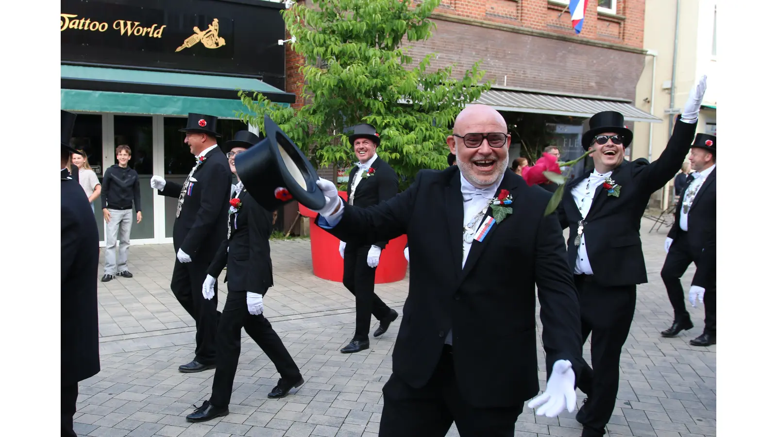 Die Stadthäger sind am Mittwoch in ihr Schützenfest eingestiegen.  (Foto: bb)