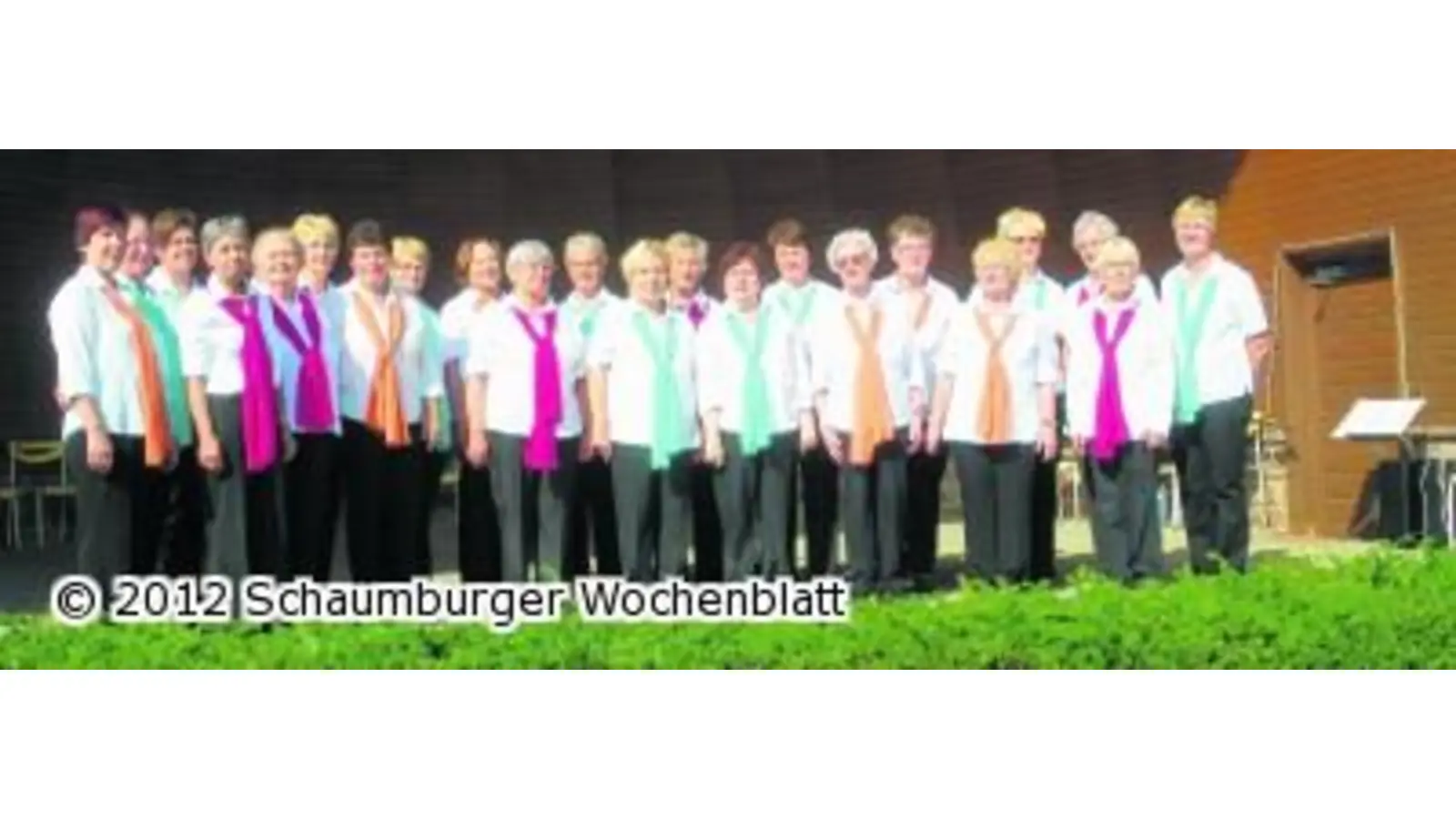 Frauenchor singt beliebte Schlager und Volkslieder (Foto: red)