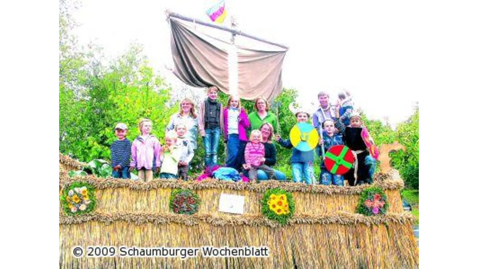 Wenn der Bauer Urlaub macht ist die Ernte eingebracht (Foto: nb)