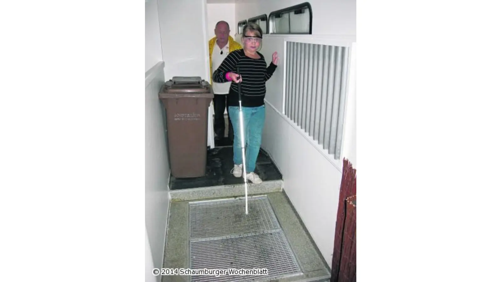 Über zehn Meter einmal blind sein (Foto: ste)