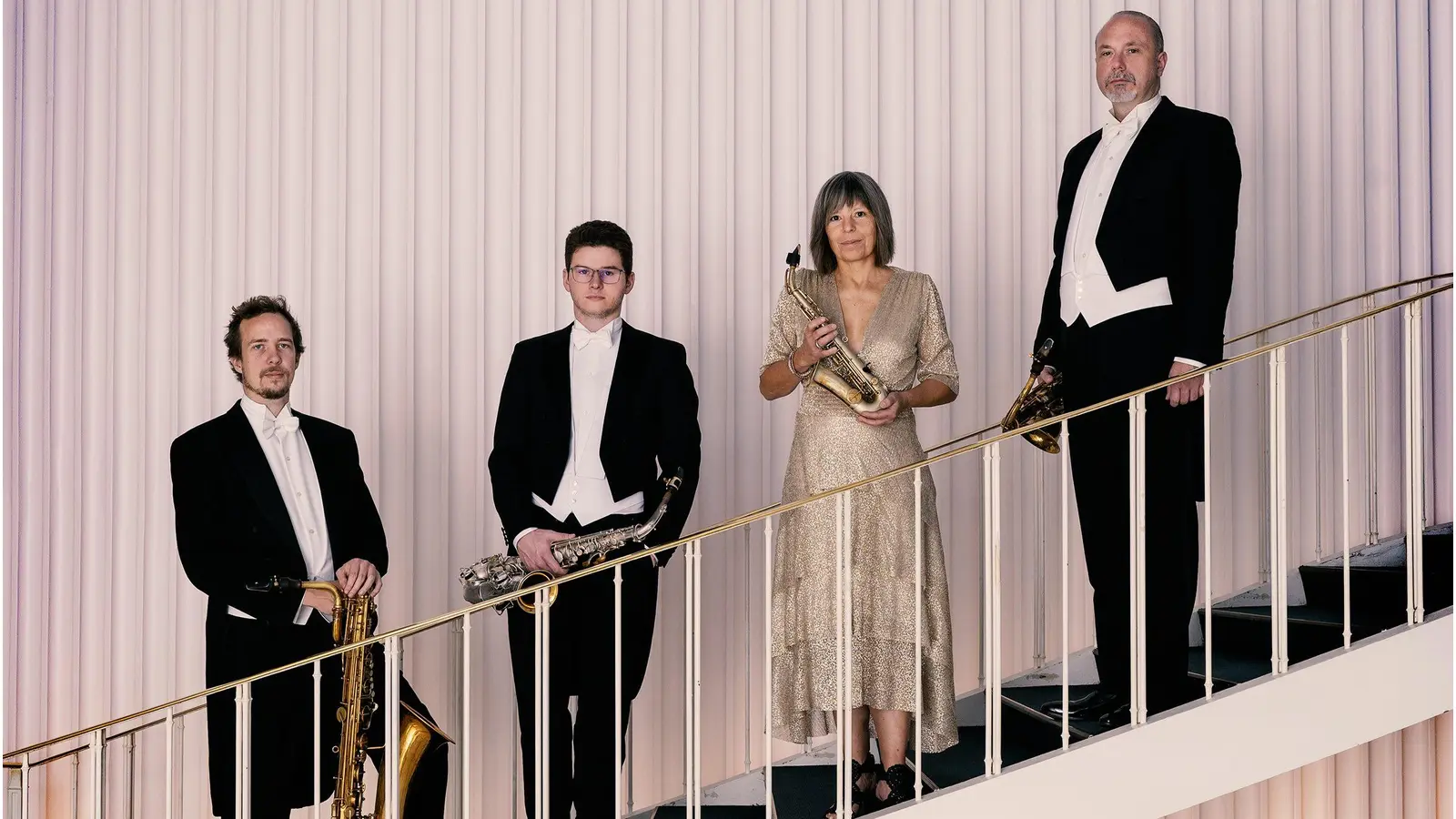 Geben ein Konzert: Das Raschèr-Quartett. (Foto: Felix Broede)