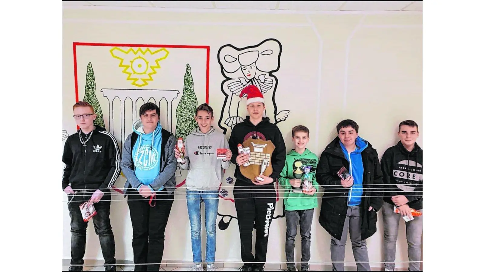 Die Siegerehrung des Weihnachtsschießens (Foto: red)