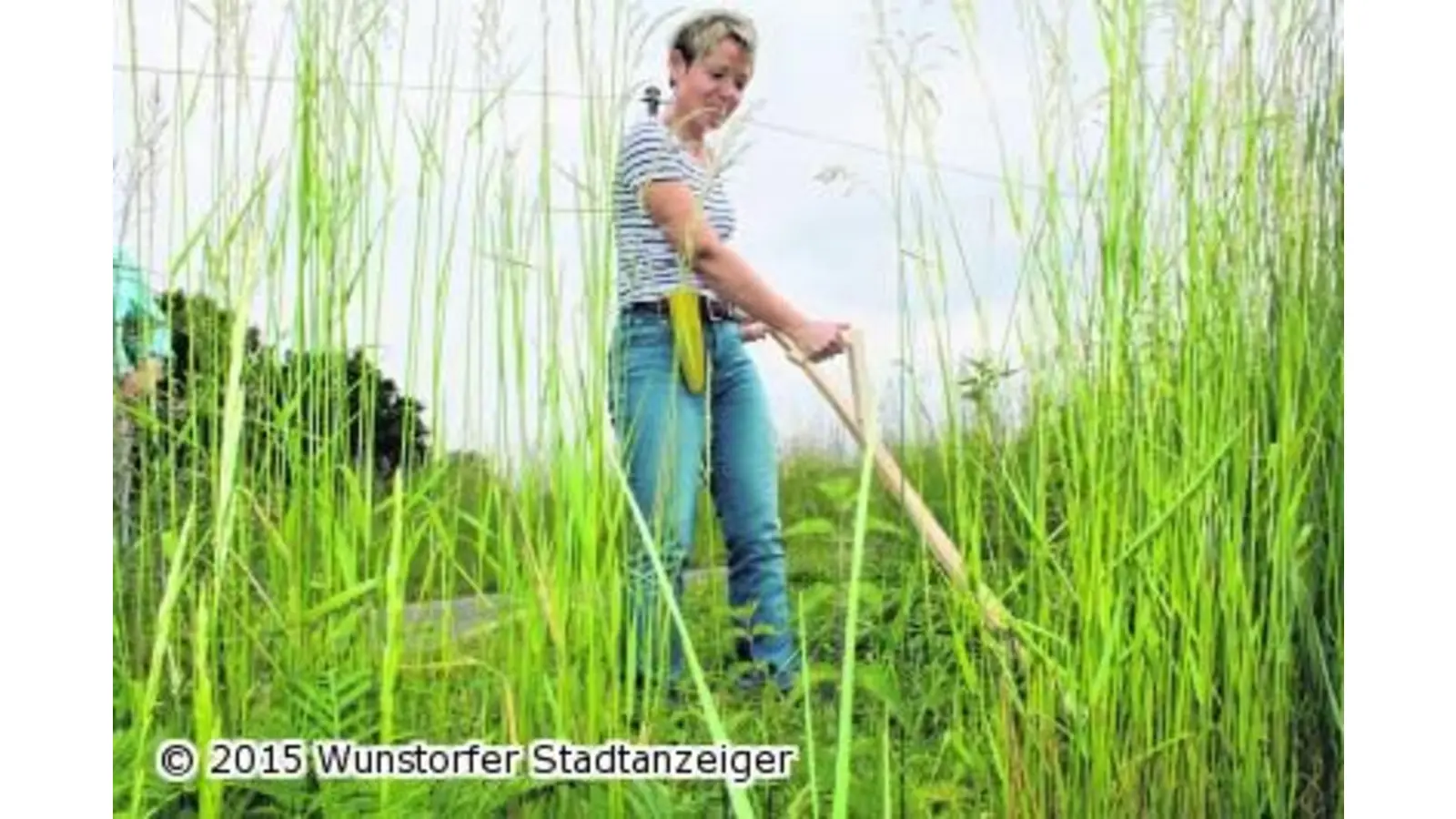 Ein meditativer Tanz mit der Sense (Foto: red)