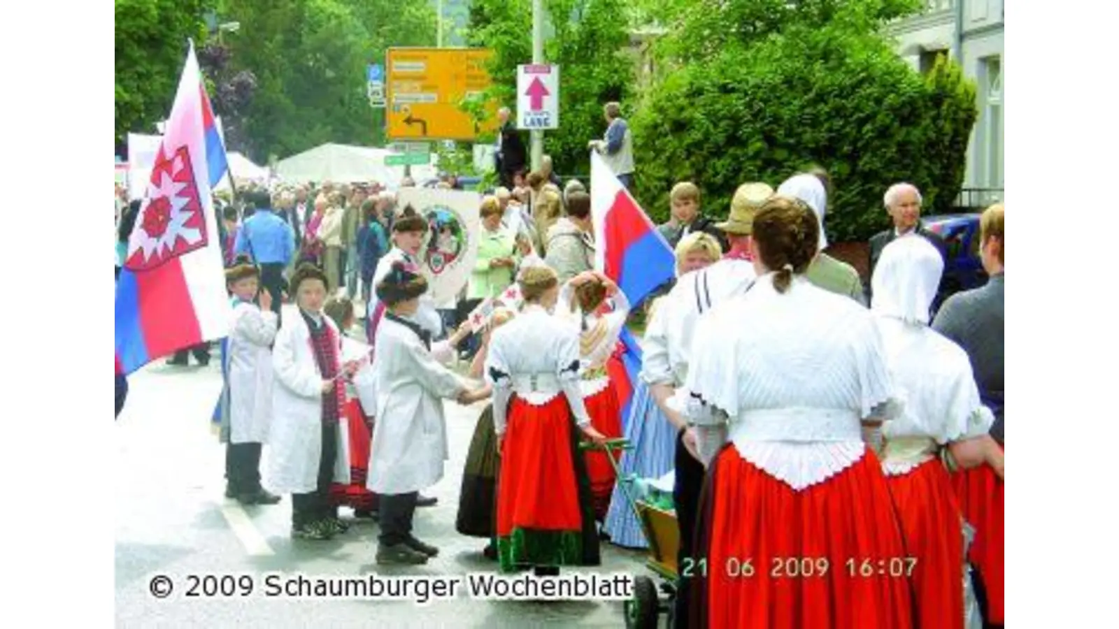 Heimische Trachtengruppe beim Tag der Niedersachsen (Foto: mk)