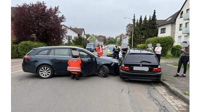 Unfallstelle Bückeburg, in der Rintelner Straße. (Foto: privat)