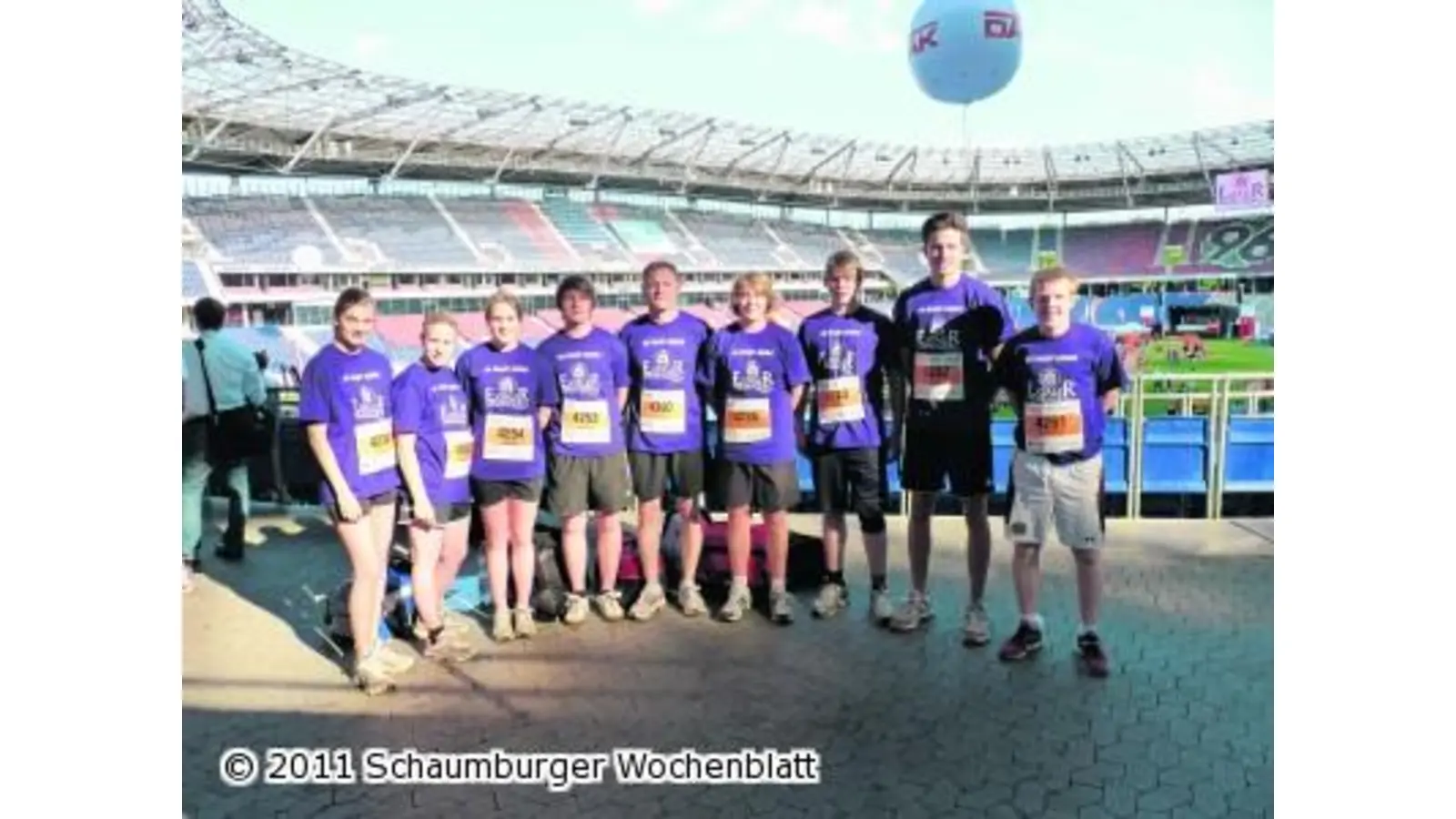 Schüler laufen beim B2RUN für Hannover 96 (Foto: em)