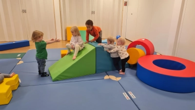 Haben Spaß: Tageskinder in der Krabbelgruppe. (Foto: privat)