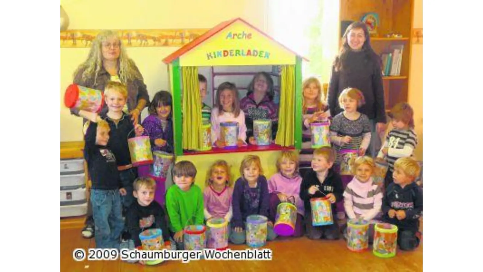 Laternenumzug bei sternenklarem Himmel (Foto: red)