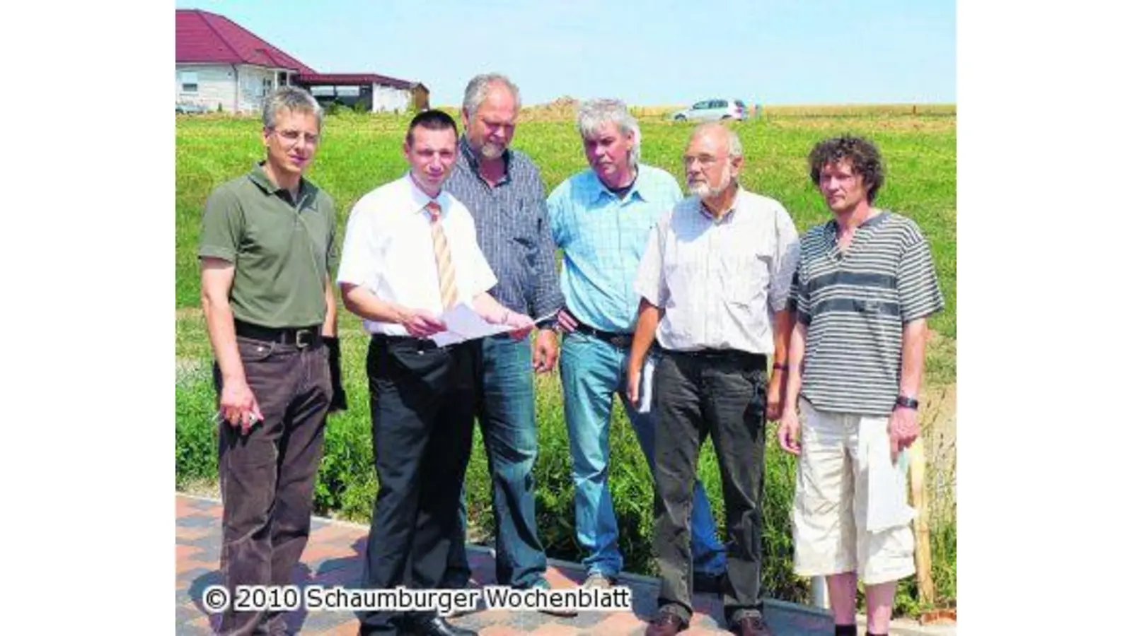 Nur noch fünf Grundstücke frei (Foto: km)