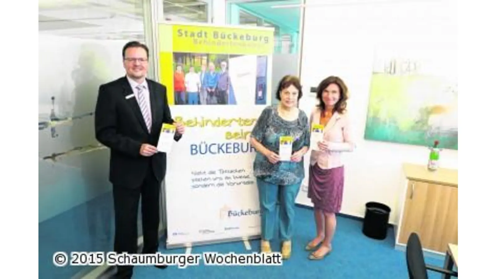 Neuer Flyer des Behindertenbeirates (Foto: mh)