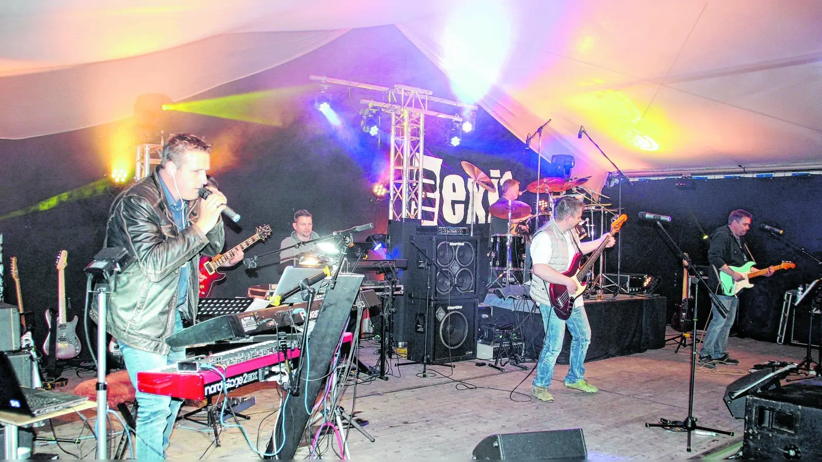 Rockmusik im Zelt und Party (Foto: red)