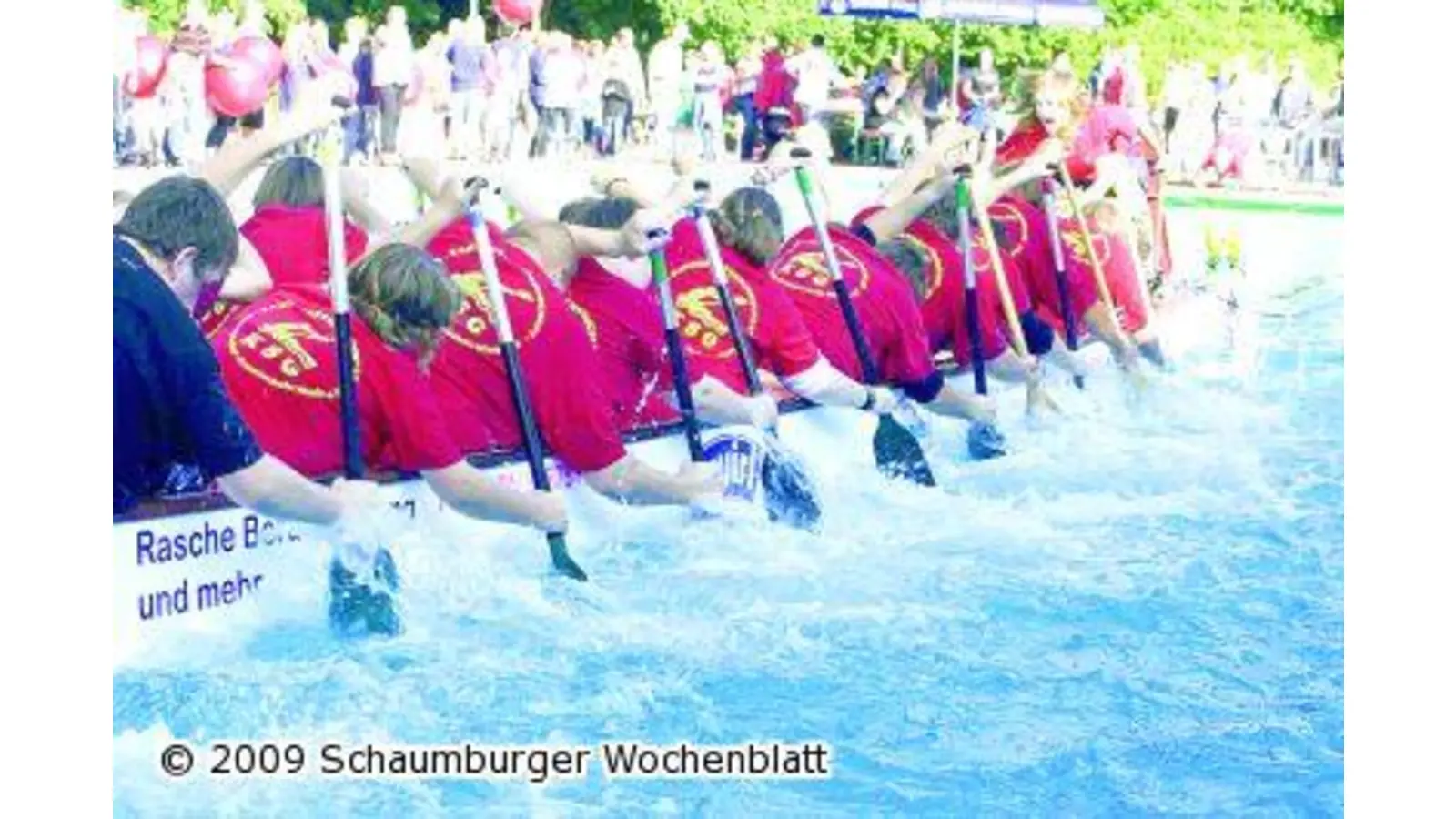 Paddeln so lang die Kräfte reichen (Foto: bb)