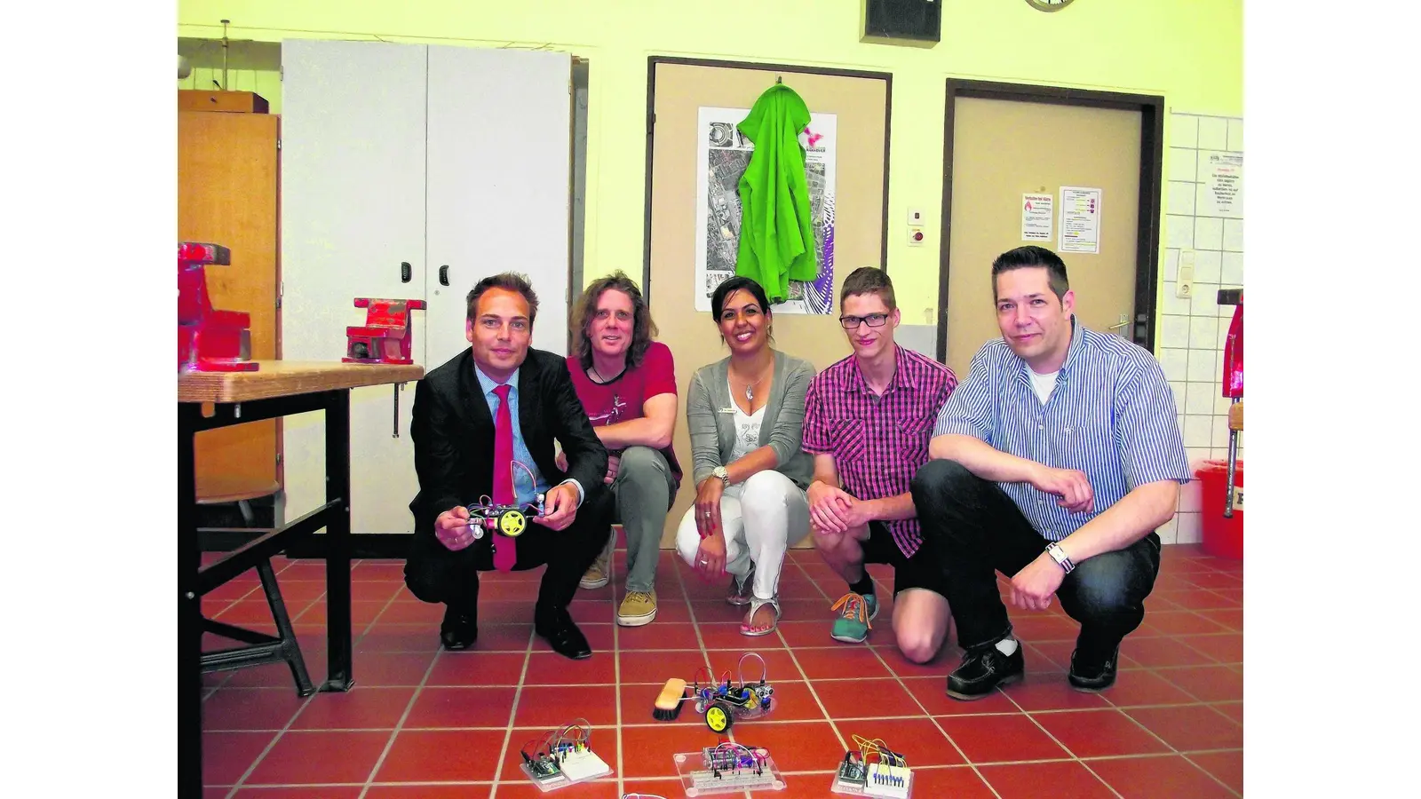Die Roboter sind in der Schule angekommen (Foto: gr)