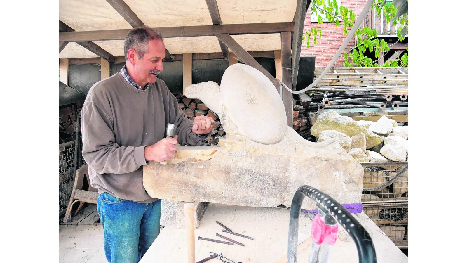 Friedjof Runge öffnet am Wochenende sein Atelier (Foto: red)