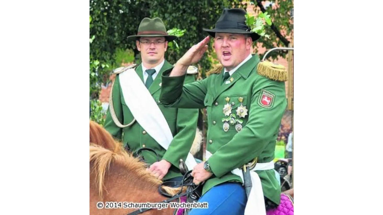 Bürgerkompanie mit neuem Major (Foto: wtz)