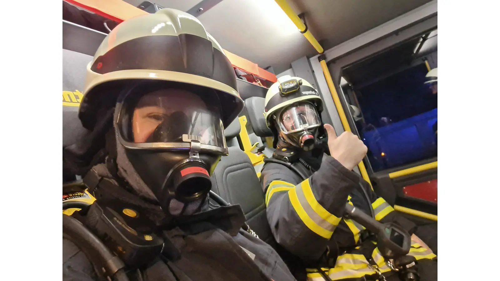 Stephanie Heinrich, stellv. Ortsbrandmeisterin, im Einsatz. (Foto: privat)