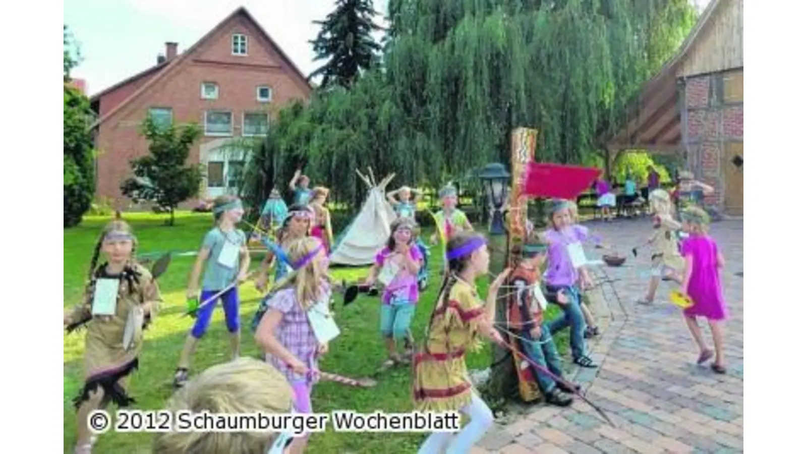 Trachtengruppe lässt Indianer los (Foto: bt)