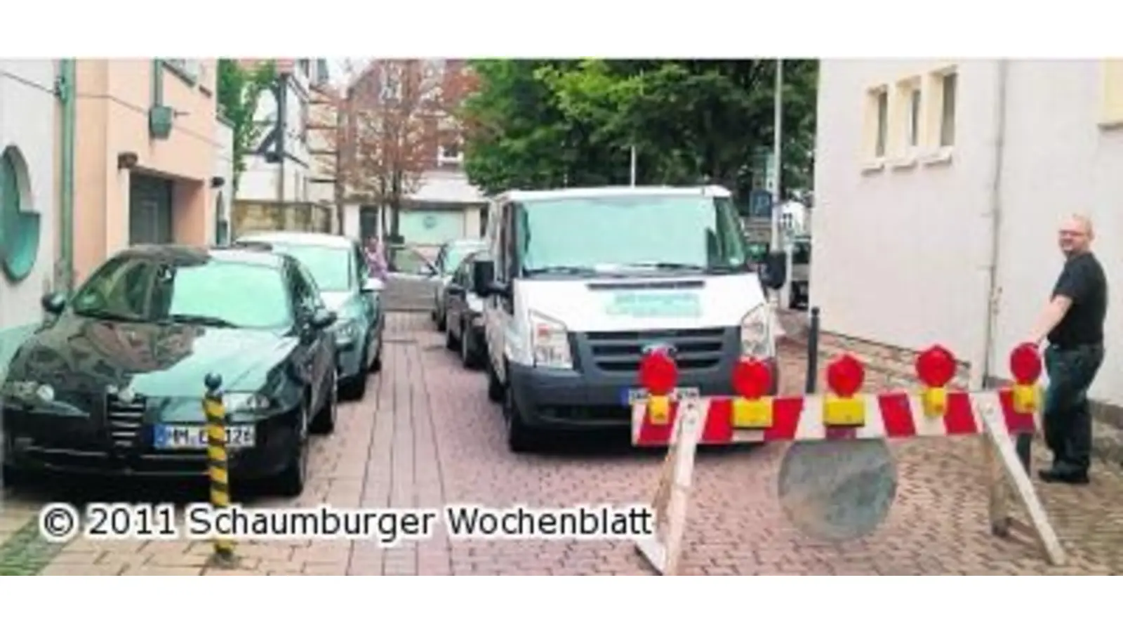 Vergessene Schilder sorgen für ein Chaos (Foto: km)