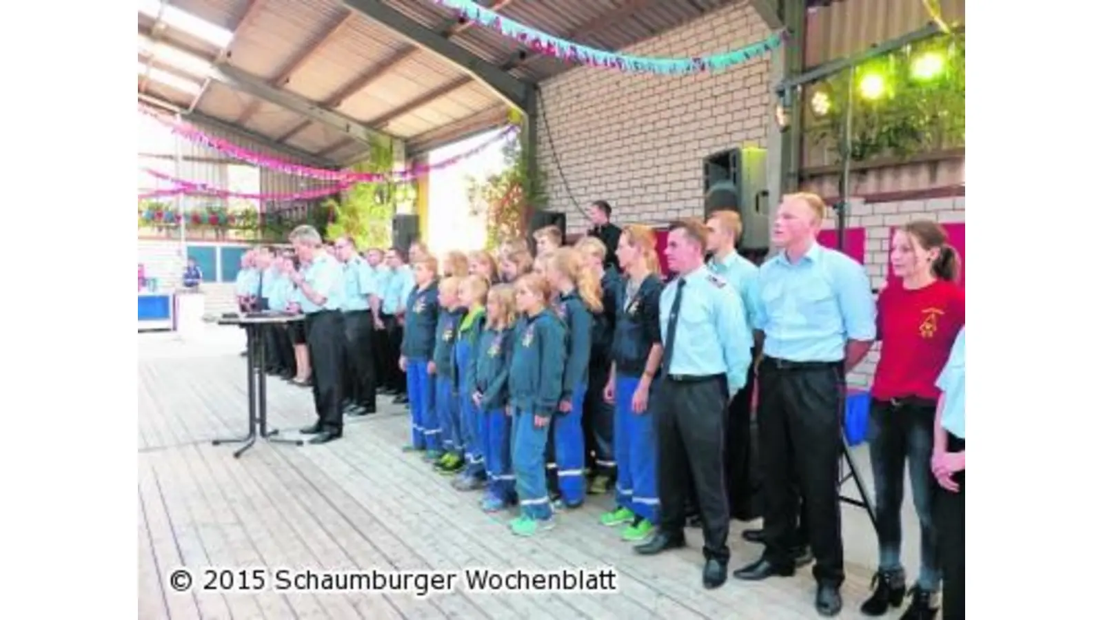 Dem Brandmeister bleibt die Stimme weg (Foto: al)