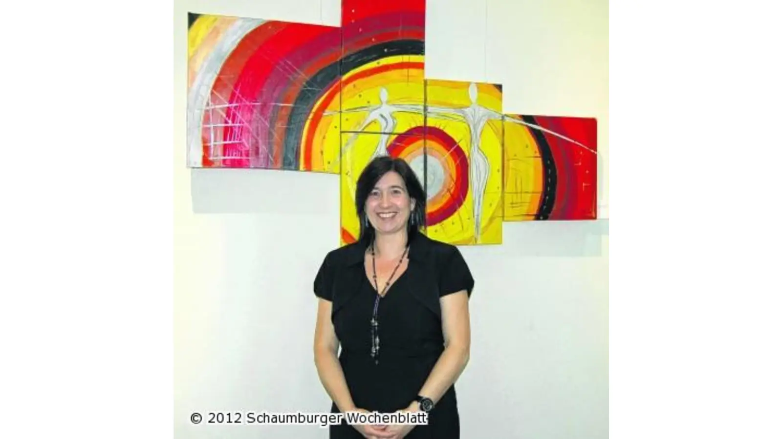 Diana Schlüter malt in Encaustik-Technik (Foto: red)