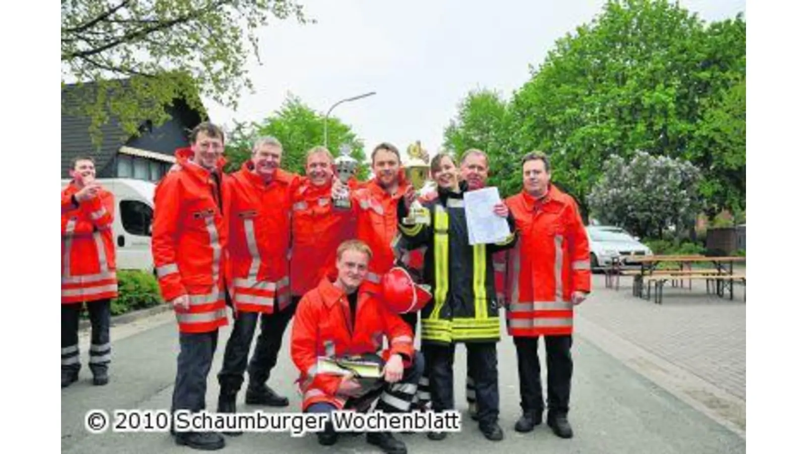 Mit dem Schlauch zum Sieg (Foto: nb)
