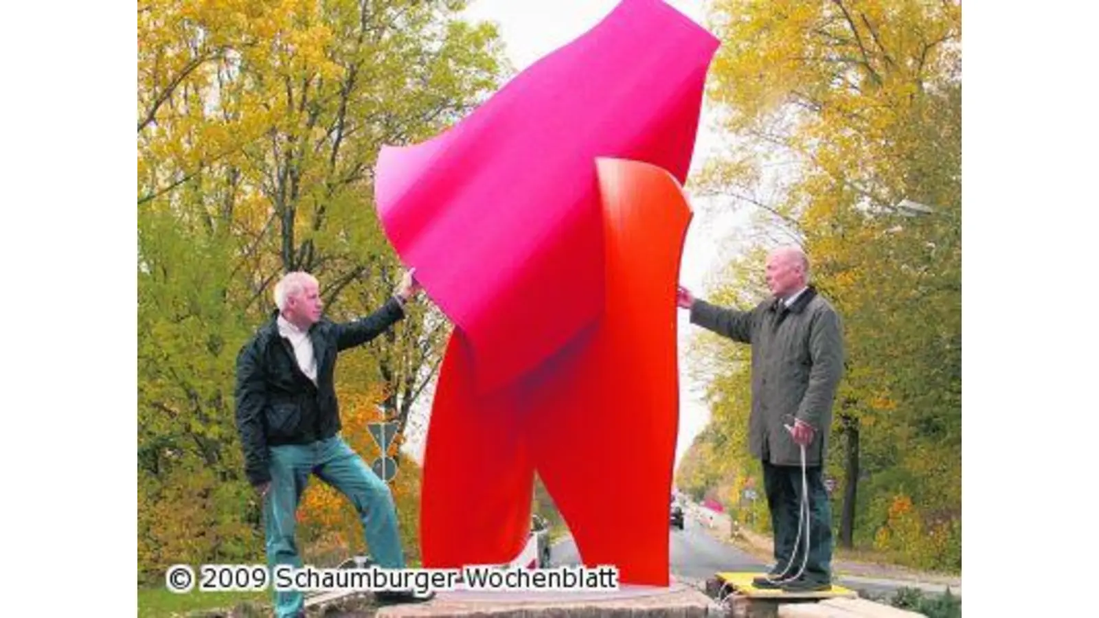 Großer Auftritt für Kunst im Kreisel (Foto: nb)